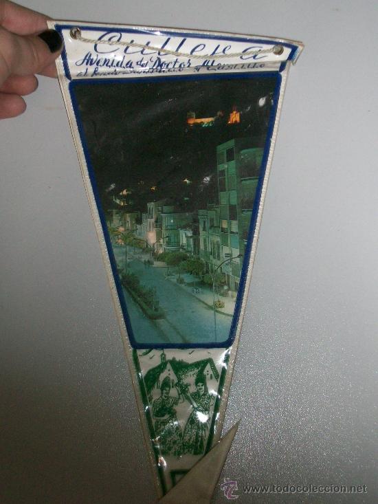 Collection pennants: BANDERIN CULLERA - AVENIDA DOCTOR ALEMAN AL FONDO SANTUARIO Y CASTILLO