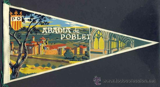 Banderines de colecci&oacute;n: Banderin de POBLET - Foto 1