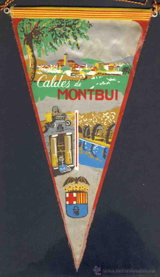 Banderines de colecci&oacute;n: Banderin de CALDES DE MONTBUI - Foto 1