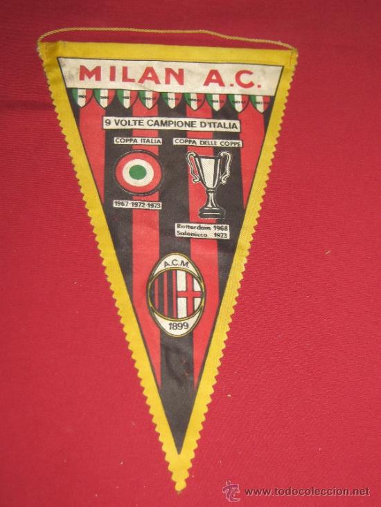 Banderines de colecci&oacute;n: BANDERIN DEL MILAN - Foto 1