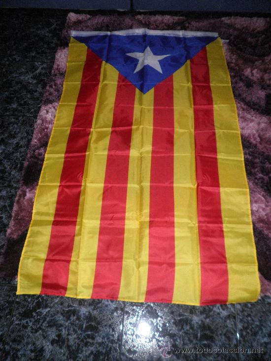 Fanions de collection: BANDERA ESTELADA DE CATALU&Ntilde;A (90 x 150 cm.)