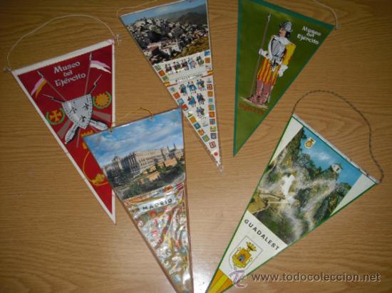 Bandierine di collezione: LOTE DE 5 BANDERINES A&Ntilde;OS 70