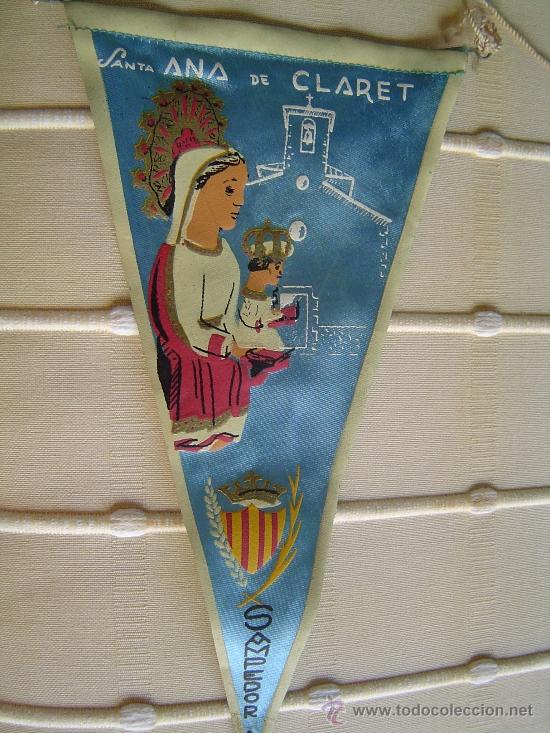Sammlung von Wimpeln: Banderin Santa Ana de Claret. Sampedor.