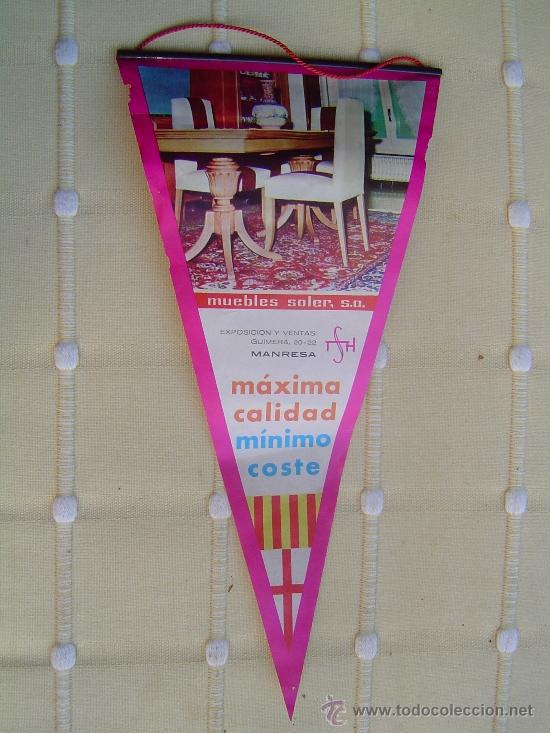 Sammlung von Wimpeln: Banderin  Feria de Manresa 1969 -II Sal&oacute;n Industrial Aretsano de Manresa y Comarca.