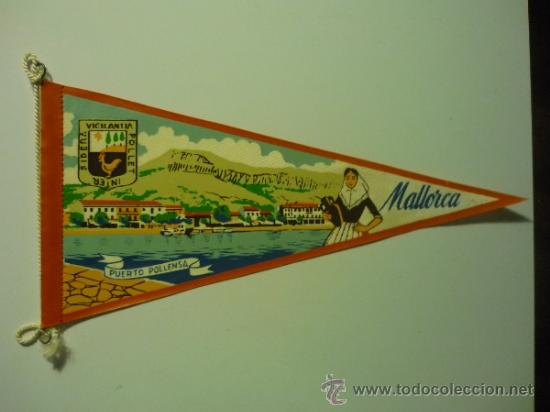 Galhardetes de cole&ccedil;&atilde;o: BANDERIN TELA MALLORCA PUERTO POLLENSA