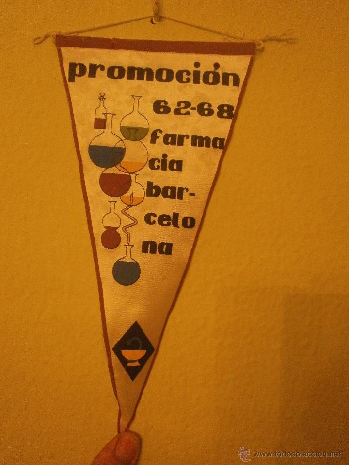 Galhardetes de cole&ccedil;&atilde;o: BANDERIN DE PROMOCION 62-68- FARMACJA - BARCELONA