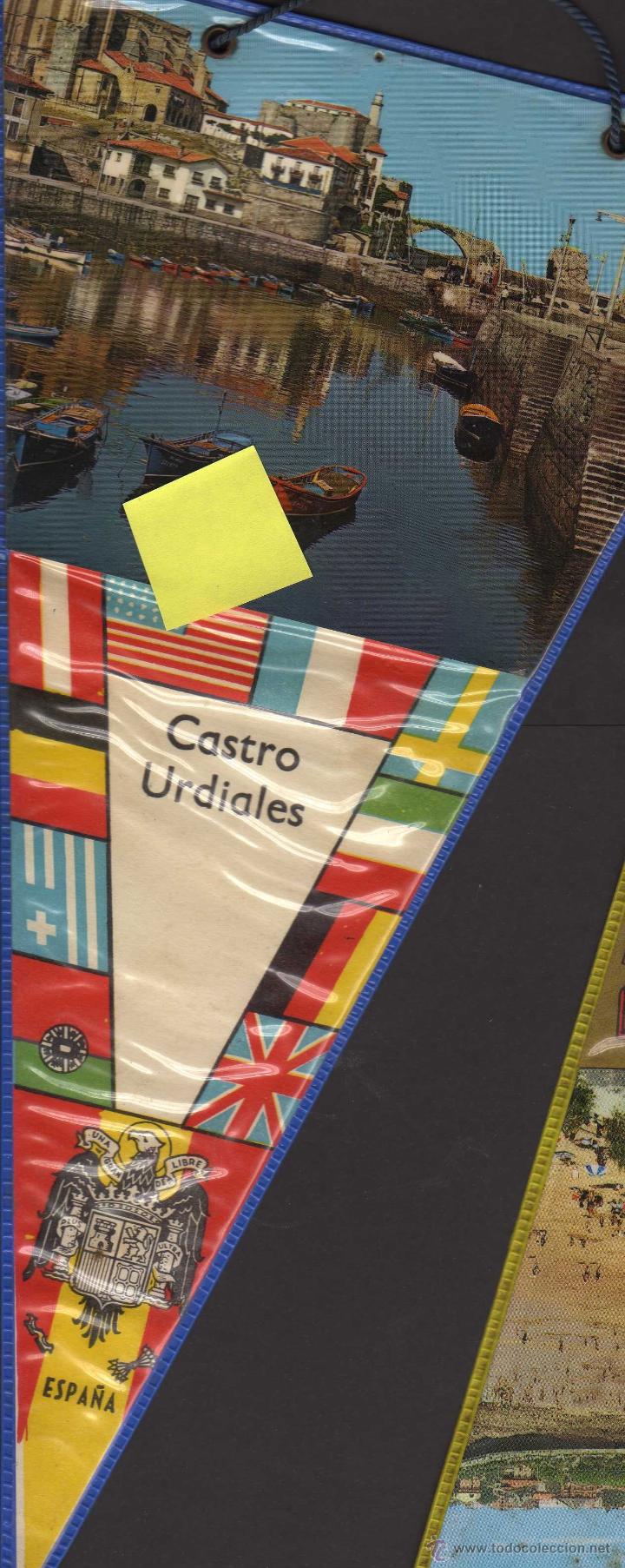 Galhardetes de cole&ccedil;&atilde;o: Banderin Castro Urdiales Cantabria puerto pesquero