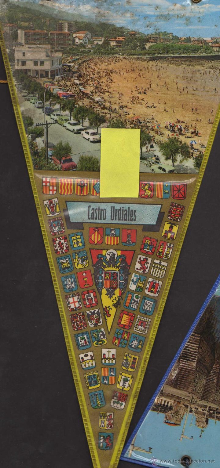 Galhardetes de cole&ccedil;&atilde;o: Banderin Castro Urdiales Cantabria playa