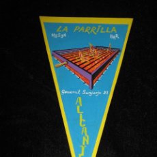 Banderines de colección: BOCETO ORIGINAL - CARTULINA - PINTADO A MANO - BANDERIN - MESON LA PARRILLA - ALICANTE. Lote 41674685