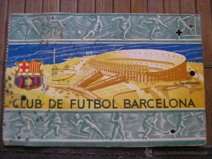 Collection pennants: club de futbol barcelona 2&ordm; trimestre 1956