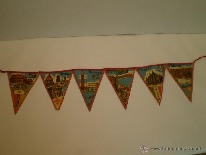 Bandierine di collezione: TIRA DE BANDERINES DE ITALIA A&Ntilde;OS 60