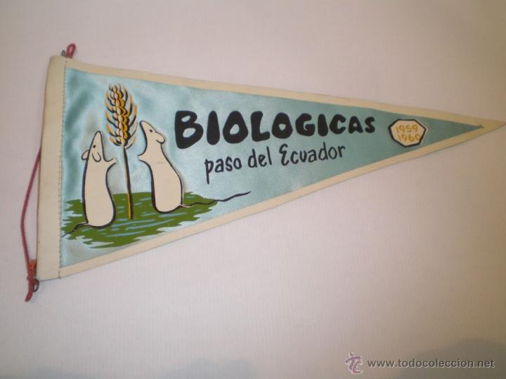Bandierine di collezione: BANDERIN BIOLOGICAS PASO DEL ECUADOR A&Ntilde;O 1959