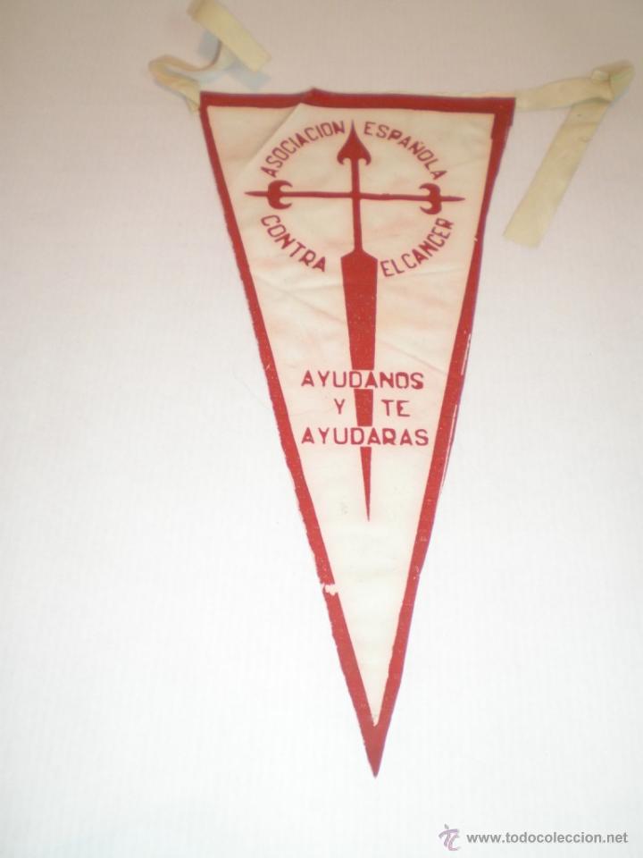 Sammlung von Wimpeln: BANDERIN ASOCC. ESPA&Ntilde;OLA CONTRA EL CANCER A&Ntilde;OS 60