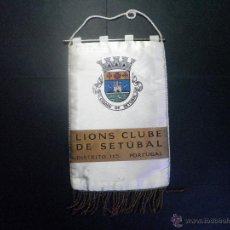 Banderines de colección: BANDERIN CLUB DE LEONES SETUBAL PORTUGAL - LIONS CLUB