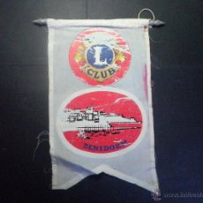 Banderines de colección: BANDERIN CLUB DE LEONES BENIDORM - LIONS CLUB