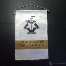 Banderines de colección: BANDERIN CLUB DE LEONES LISBOA - LIONS CLUB