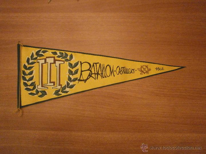 Bandierine di collezione: BANDERIN. I I I BATALLON CASTILLEJOS A&Ntilde;O 1962