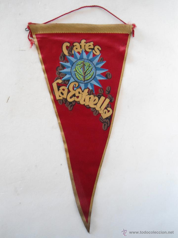 Banderines de colecci&oacute;n: ANTIGUO BANDERIN DE CAFES LA ESTRELLA
