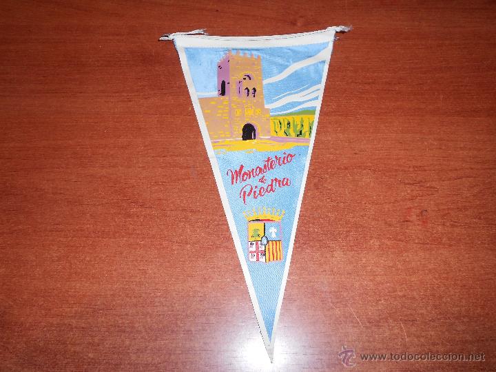 Banderines de colecci&oacute;n: ANTIGUO BANDER&Iacute;N ORIGINAL DE LOS A&Ntilde;OS 60: MONASTEERIO DE PIEDRA