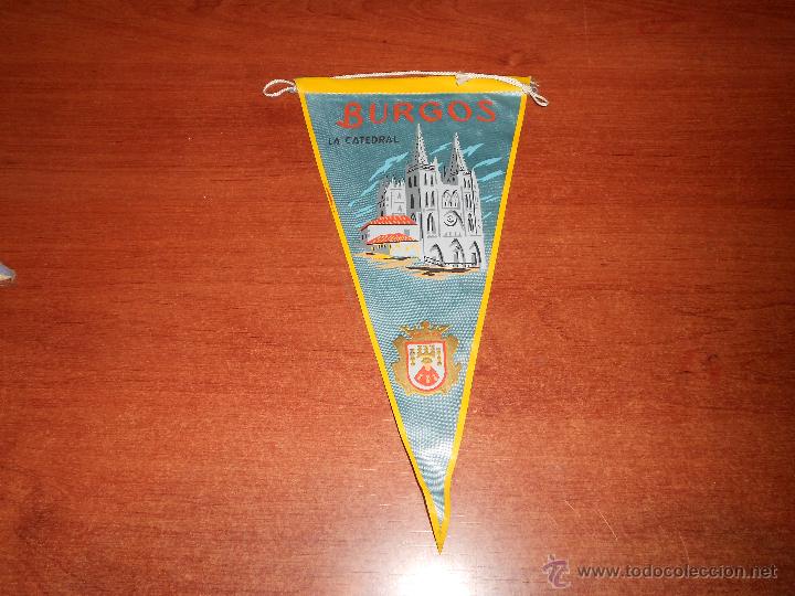 Banderines de colecci&oacute;n: ANTIGUO BANDER&Iacute;N ORIGINAL DE LOS A&Ntilde;OS 60: BURGOS