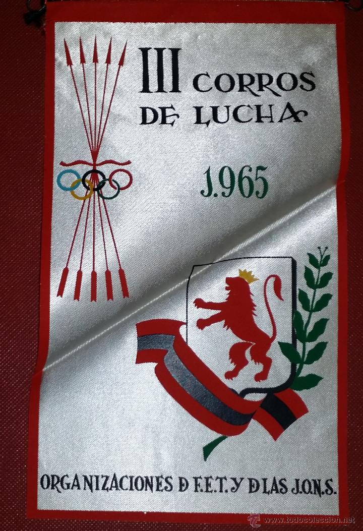 Collection pennants: banderin de los a&ntilde;os 60 dEL III DE COROS DE LUCHA DE FET DE LAS JONS