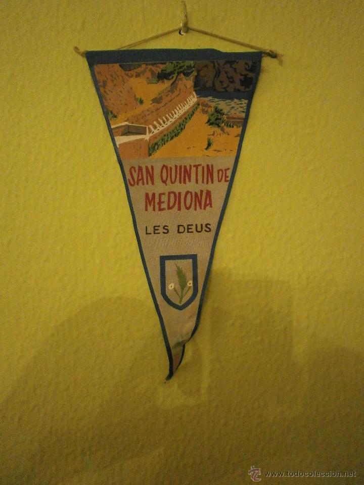 Fanions de collection: BANDERIN SAN QUINTIN DE MEDIONA LES DEUS
