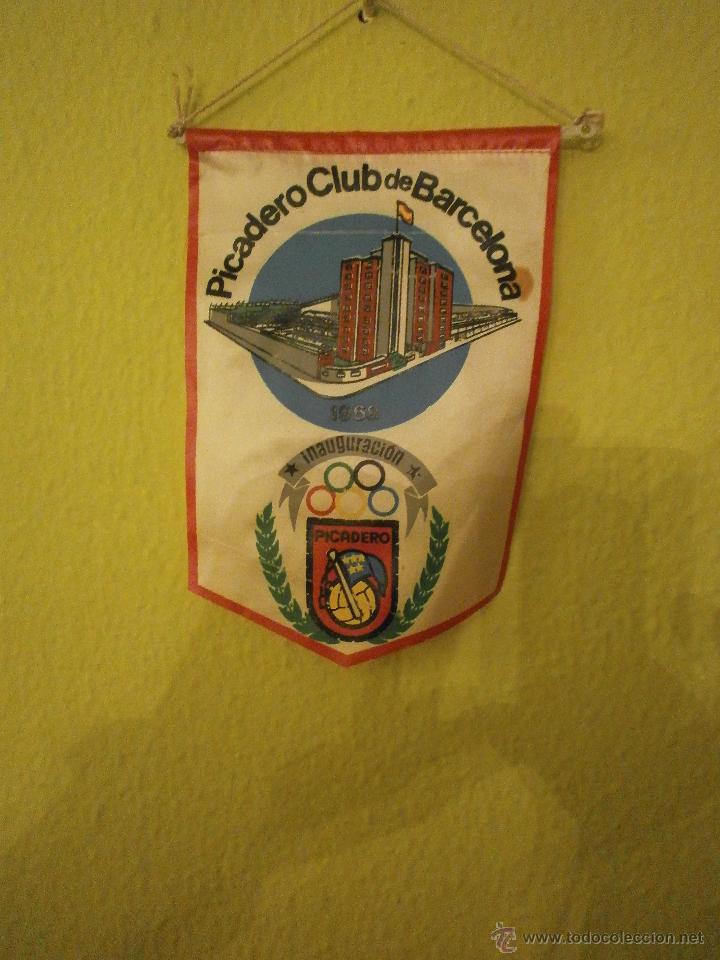 Fanions de collection: BANDERIN PICADERO CLUB DE BARCELONA 1968 INAUGURACION