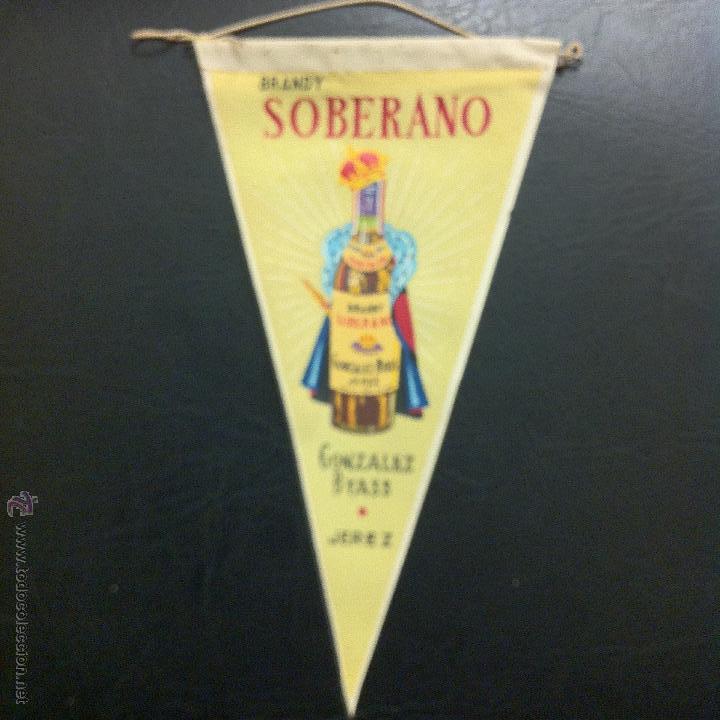 Collection pennants: BANDER&Iacute;N GONZALEZ BYASS - JEREZ - BRANDY SOBERANO.