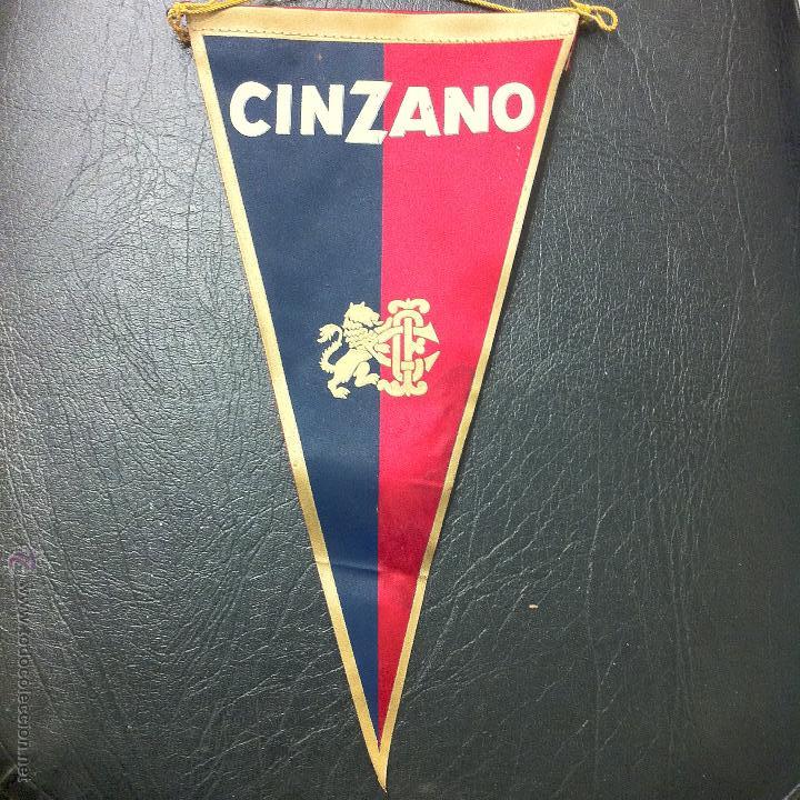 Collection pennants: BANDER&Iacute;N CINZANO.