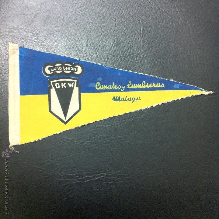 Sammlung von Wimpeln: BANDER&Iacute;N CANALES Y LUMBRERAS - M&Aacute;LAGA - AUTO UNI&Oacute;N - DKW.