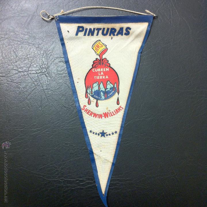 Sammlung von Wimpeln: BANDER&Iacute;N PINTURAS SHERWIN - WILLIAMS.