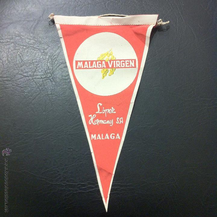 Sammlung von Wimpeln: BANDER&Iacute;N M&Aacute;LAGA VIRGEN - L&Oacute;PEZ HERMANOS.