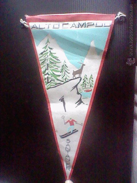 Sammlung von Wimpeln: BAanderin alto campoo Santander esqui monta&ntilde;ismo  28 cms