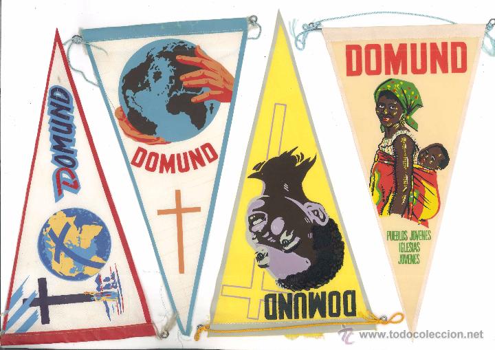 Sammlung von Wimpeln: banderines del domund de los 60