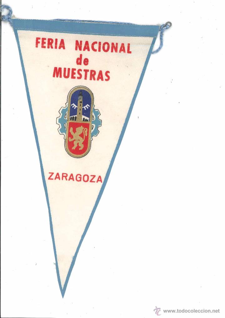 Sammlung von Wimpeln: banderin feria de muestras Zaragoza