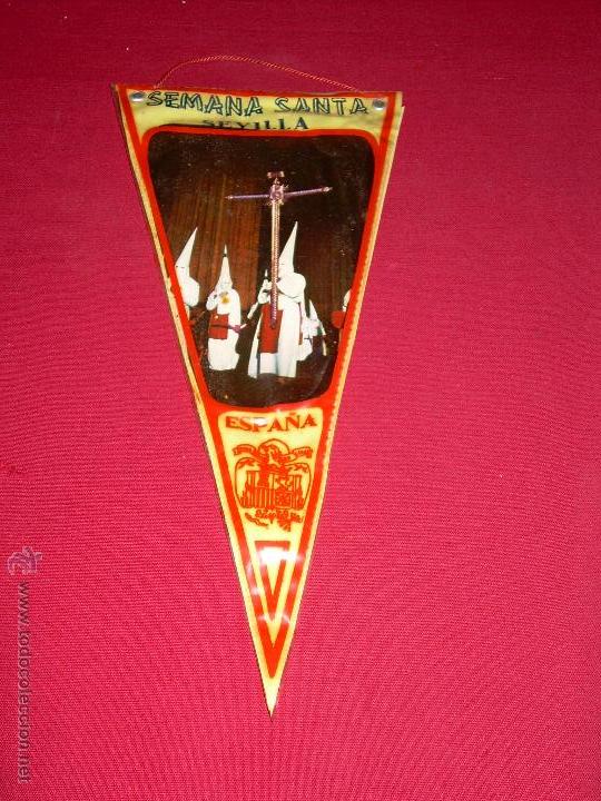 Sammlung von Wimpeln: BANDERIN DE LA SEMANA SANTA DE SEVILLA - HDAD DE LAS SIETE PALABRAS - A&Ntilde;OS 60