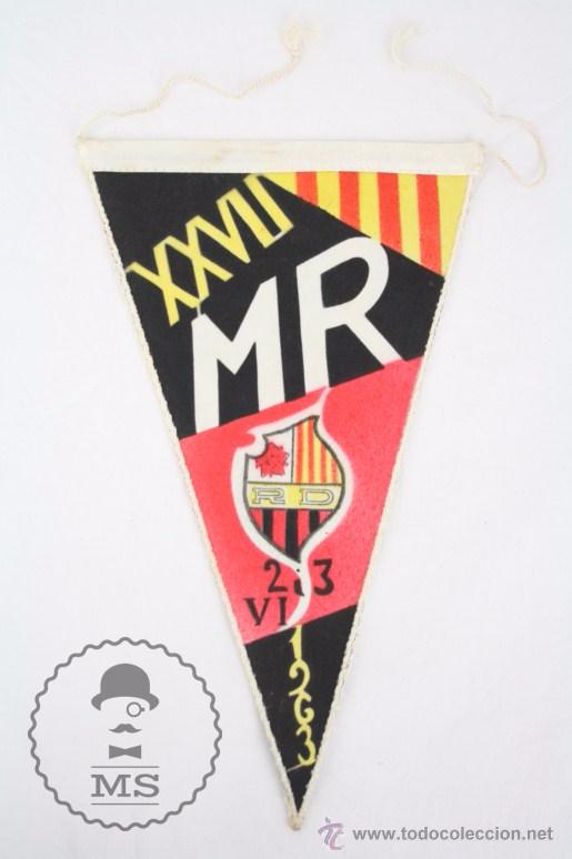 Collection pennants: Bander&iacute;n de Tela, A&ntilde;o 1963 - XXVII. MR Reus Deportiu / Scala Dei Ulldemolins, Cornudella, Montsant