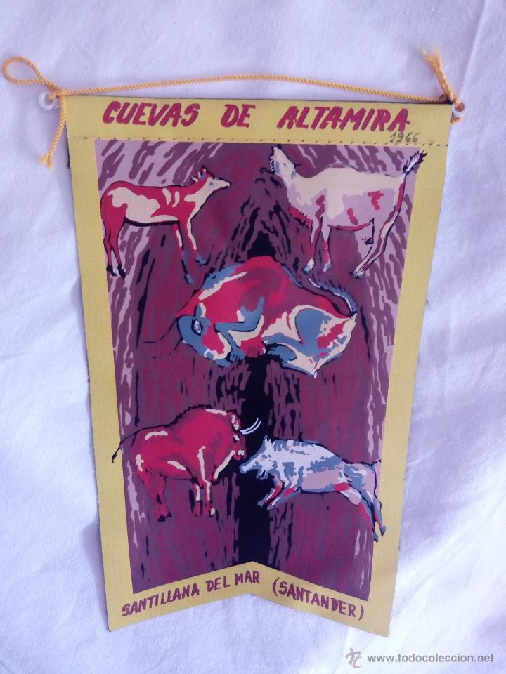 Fanions de collection: BANDERIN CUEVAS DE ALTAMIRA (1966)
