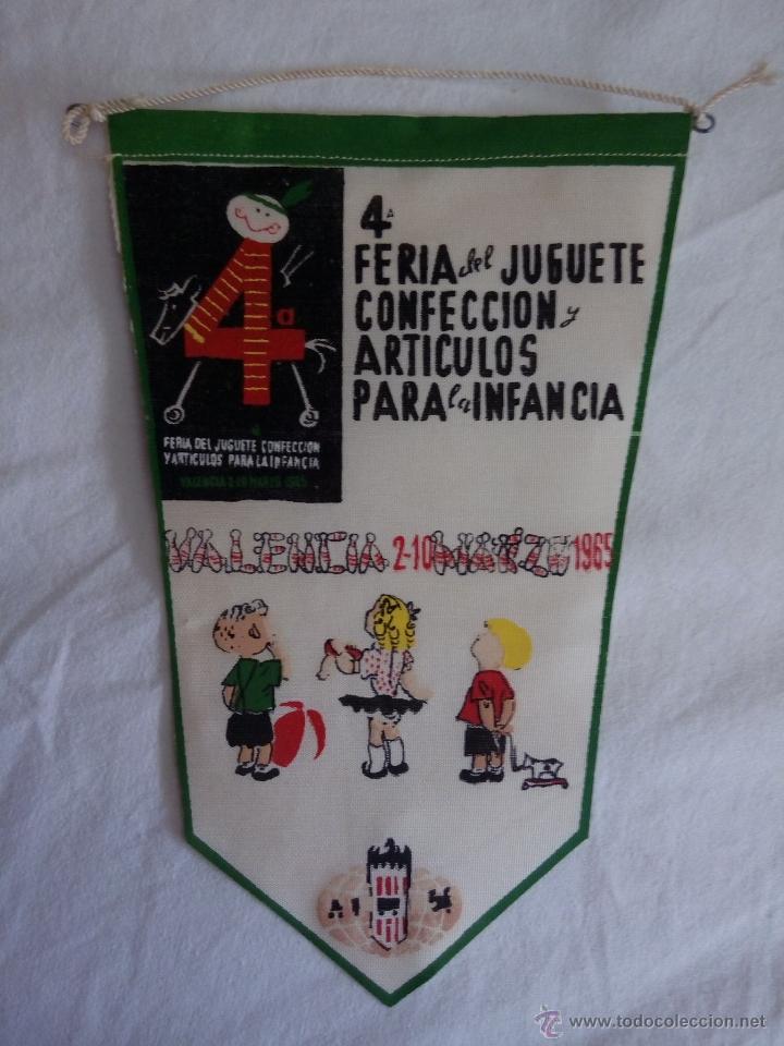 Collection pennants: BANDERIN 4&ordf; FERIA DEL JUGUETE 1965