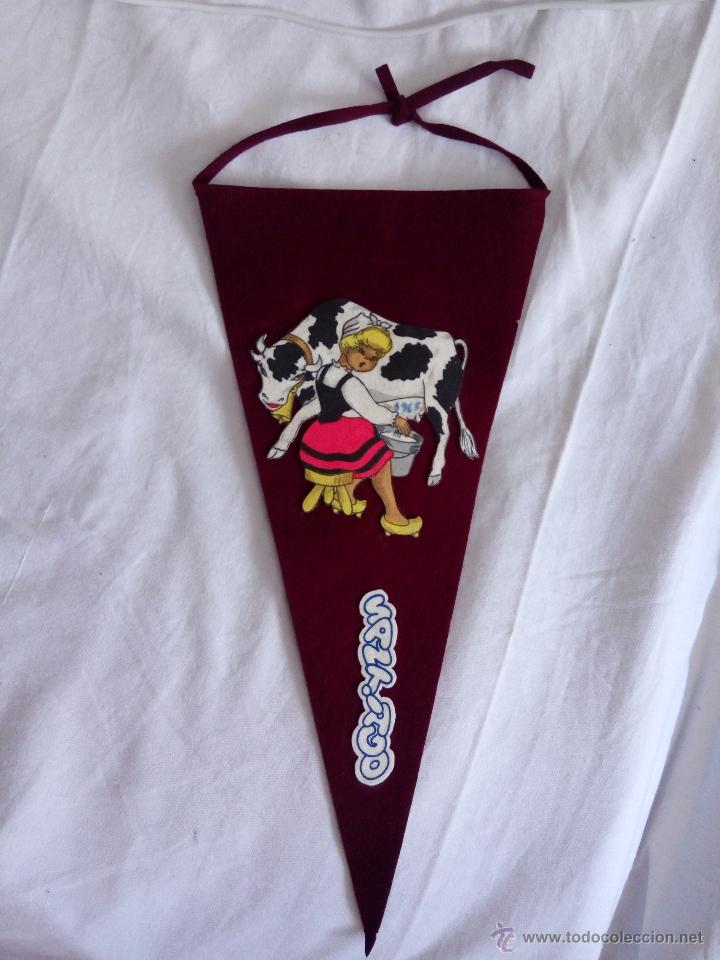 Fanions de collection: BANDERIN DE FIELTRO SANTIAGO DE COMPOSTELA A&Ntilde;OS 60 GALICIA