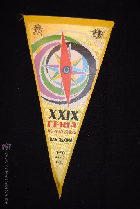 Collection pennants: Bander&iacute;n de la XXIX Feria Internacional de Muestras. Barcelona.