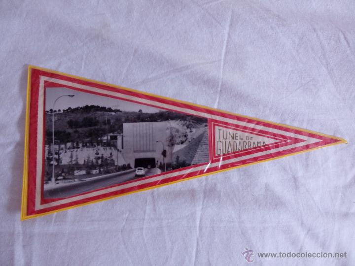 Collection pennants: BANDER&Iacute;N TUNEL DE GUADARRAMA A&Ntilde;OS 60 PLASTIFICADO