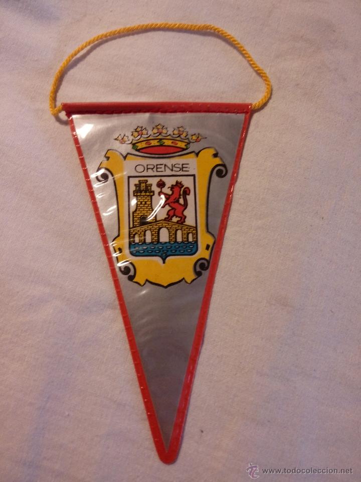 Collection pennants: BANDER&Iacute;N MINI PLASTIFICADO ESCUDO MUNICIPAL DE ORENSE