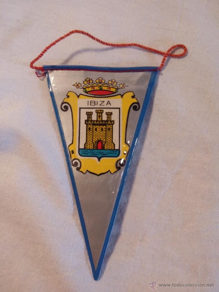 Collection pennants: BANDER&Iacute;N MINI PLASTIFICADO ESCUDO MUNICIPAL DE IBIZA