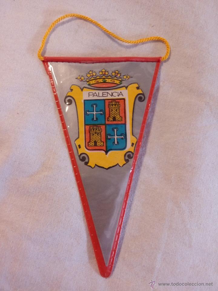 Collection pennants: BANDER&Iacute;N MINI PLASTIFICADO ESCUDO MUNICIPAL DE PALENCIA