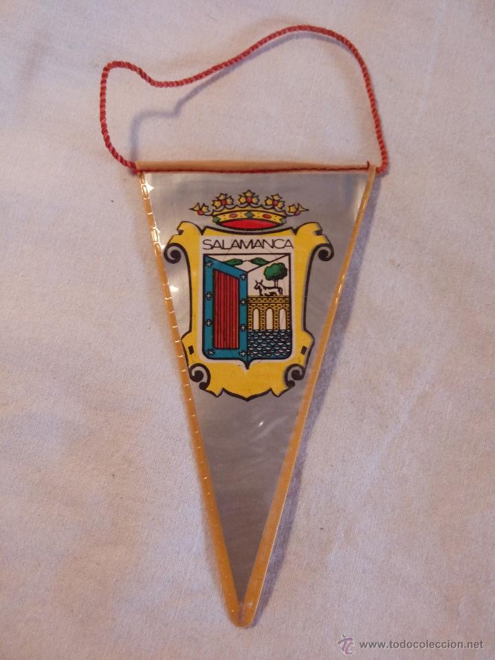 Collection pennants: BANDER&Iacute;N MINI PLASTIFICADO ESCUDO MUNICIPAL DE SALAMANCA
