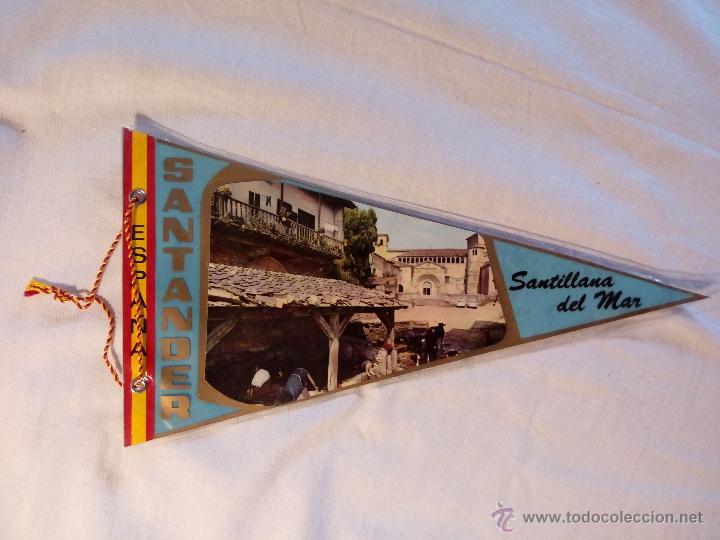 Collection pennants: BANDER&Iacute;N PLASTIFICADO SANTILLANA DEL MAR SANTANDER A&Ntilde;OS 60
