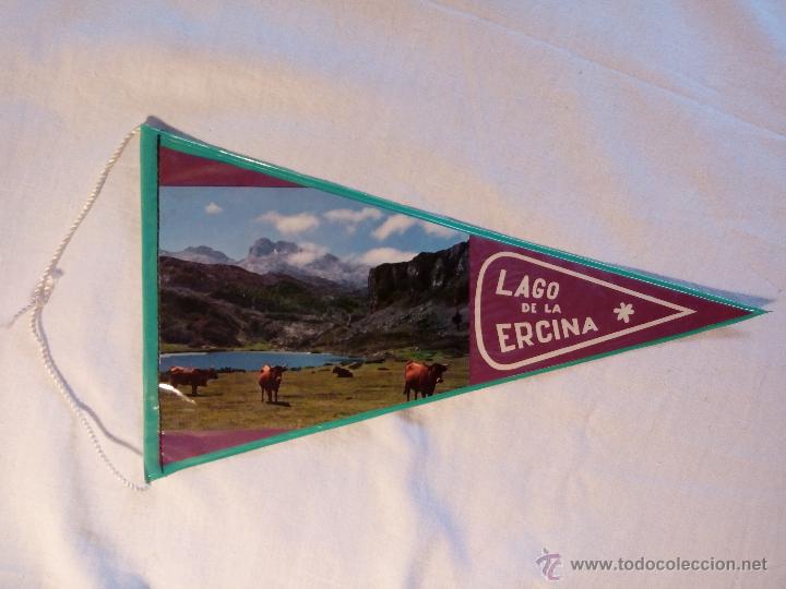 Collection pennants: BANDER&Iacute;N PLASTIFICADO LAGO DE LA ERCINA A&Ntilde;OS 60