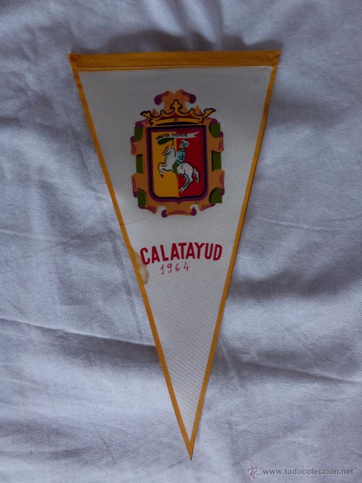 Collection pennants: BANDER&Iacute;N LONA CALATAYUD ZARAGOZA A&Ntilde;OS 60
