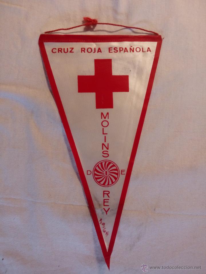Sammlung von Wimpeln: BANDER&Iacute;N LONA CRUZ ROJA ESPA&Ntilde;OLA MOLINS DE REY A&Ntilde;OS 60